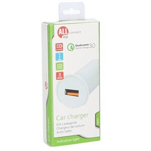 ALL RIDE Connect Nabíjačka 1x USB do autozapaľovača bez kábla, 3.1 A