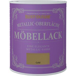 Rust-Oleum Kriedová farba na nábytok, metalická zlatá matná, 750 ml
