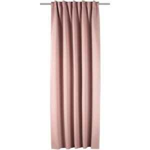 Záves s pútkami ružový 245 cm x 135 cm