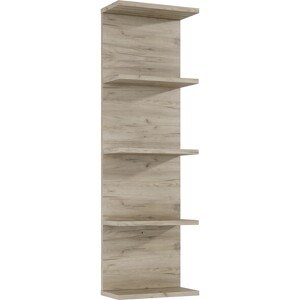 Maximus Nástenný kúpeľňový regál Stylo, dub Sanremo, 100 x 30,2 x 16,6 cm