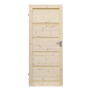 RADEX Falcové interiérové dvere ETNA plné, borovicové drevo, 70 Ľ
