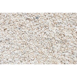 Scherf Mramorová drvina biela matná 8-12 mm, 10 kg (PE-vrece)