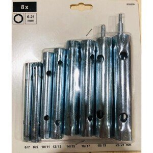 ELLIX Súprava rúrkových nástrčných kľúčov 8dielna