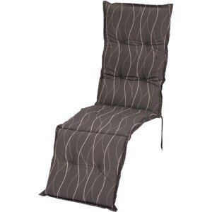 Relaxačná podložka Langeoog čiary antracitová