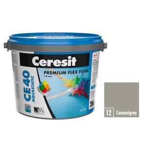 Ceresit Flexibilná škárovacia hmota CE 40 Aquastatic Cementgrey, 2 kg