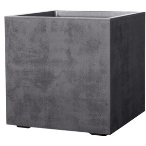 Deroma Kvetináč Millennium Cubo s kolieskami antracitový 49 x 49 x 49 cm