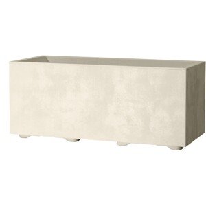 Deroma Truhlík Millennium Cassetta perlovo biely 25 x 59 x 25 cm