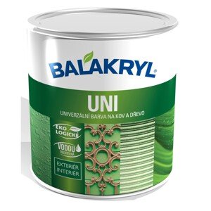 BALAKRYL Univerzálna farba na kov a drevo UNI SATIN 0110 sivá 0,7 kg