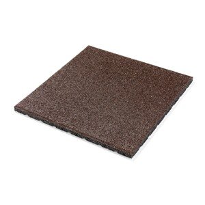MAX3 Gumová dlažba hnedá 500 x 500 x 25 mm