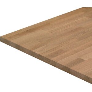 Rettenmeier Pracovná doska Standard, skos. hrany, dub, 240 x 63,5 x 2,7 cm