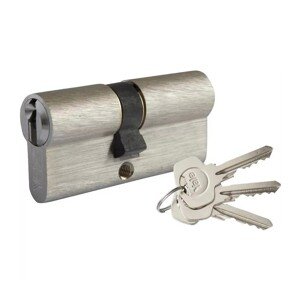 Yale Stavebná vložka 500, 35/45, 3 kľúče, kartáčovaný nikel