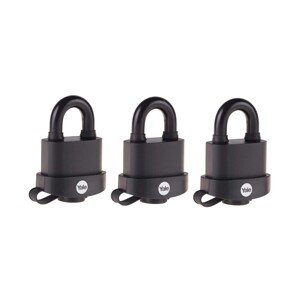 Yale Visiaci zámok Y220B/51/118/3, 3 kľúče, 83 x 53 x 35 mm, 3 ks