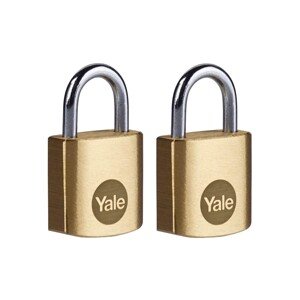 Yale Visiaci zámok Y110B/20/111/2, 3 kľúče, 48,6 x 21,4 x 10 mm, 2 ks