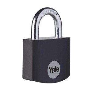 Yale Visiaci zámok YE3B/32/116/1, 3 kľúče, čierny, 52 x 36 x 17 mm