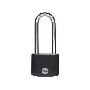 Yale Visiaci zámok YE3B/38/156/1, 3 kľúče, čierny, 97 x 42 x 18 mm