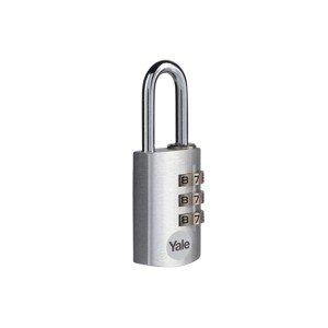 Yale Visiaci zámok YE3CB/20/121/1, strieborný, 57 x 21 x 10 mm