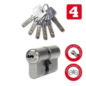 Richter Czech EURO XSTAR Bezpečnostná vložka 30/35, 6 kľúčov, matný nikel