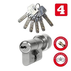 Richter Czech EURO XSTAR Bezpečnostná vložka 30/35K, 6 kľúčov, matný nikel