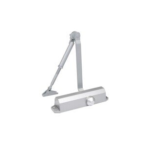 Richter Czech Zatvárač dverí RZ804HOS s aretačným ramienkom strieborný