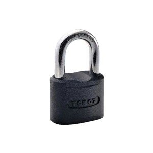 Tokoz Visiaci zámok Alfa 50, 3 kľúče, čierny, 84 x 53 x 27 mm