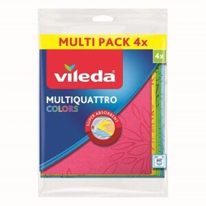 Vileda Multiquattro Colors handričku 4 ks