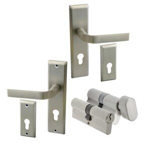 O.K. Doors Súprava kovania P55 typ 011/03 s otv. dovnútra, vložky 35/45, 35/45 K