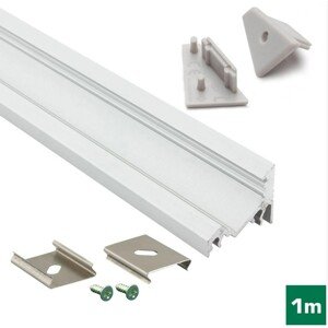 FK Technics Hliníkový profil FKU60 pre LED pásiky 100 x 20 x 16 cm