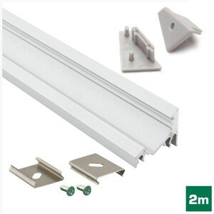 FK Technics Hliníkový profil FKU60 pre LED pásiky 200 x 20 x 16 cm