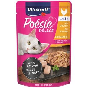 Vitakraft Kapsičky pre mačky Poézia Délice Gelee kuracie, 85 g