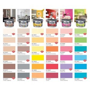 HET Klasik COLOR Tónovaná interiérová farba KC 0297 hnedá nugátová, 7 + 1 kg