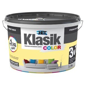 HET Klasik COLOR Tónovaná interiérová farba KC 0608 žltá zázvorová, 7 + 1 kg