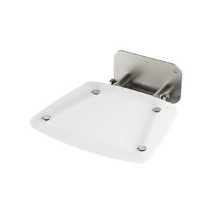 RAVAK Sprchové sedadlo Ovo B II opal/nerez