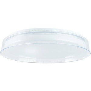 Smarte Stropné LED svietidlo Leanna, stmievateľné, biela/priehľadná, pr. 41 cm