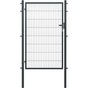 Floraworld Jednokrídľová bránka s dvojitou drôtenou výplňou antracitová 160 cm