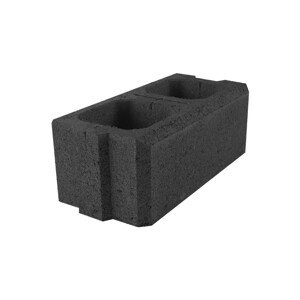 DITON Murovací prvok VISO priebežný čierny 40 x 20 x 15 cm