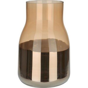 LUX Váza Seasons-Tales okrová/zlatá, 23,5 x 15 x 15 cm