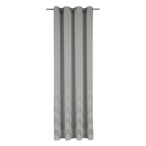 Záves na krúžky Pavia sivý 245 x 135 cm