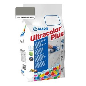 Mapei Škárovacia hmota Ultracolor Plus 5 kg, 113 cementová sivá