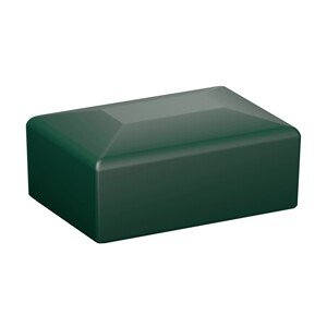 Polargos Krytka PVC na zaslepenie stĺpika, zelená, 6 x 4 cm