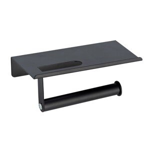 AllStar Nástenný držiak na toaletný papier Walli čierny matný 18 cm x 9,5 cm x 7