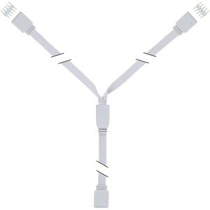 Paulmann FN MaxLED Y-rozdeľovač 30 cm biely plastový