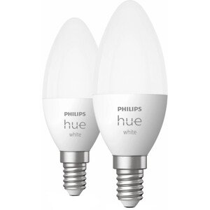 Philips Hue Smart žiarovka White E14 C39 5,5 W 470lm 2700K, 2 ks