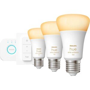 Philips Hue 3-dielna štartovacia súprava White Ambiance E27 3 x 800 lm