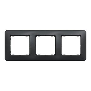 Schneider Rámček 3-násobný Sedna Design antracit