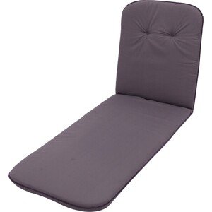 Sun Garden Podložka na ležadlo Borkum antracitová 192 x 60 x 5,5 cm