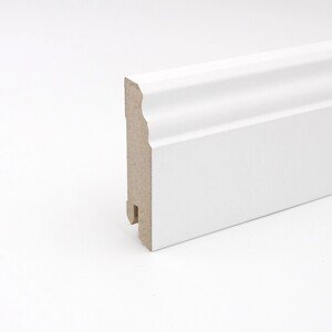 Soklová lišta White&Black Stil biela 70 x 18 x 2400 mm