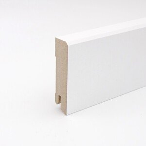 Soklová lišta White&Black Cubica biela, 70 x 18 x 2400 mm