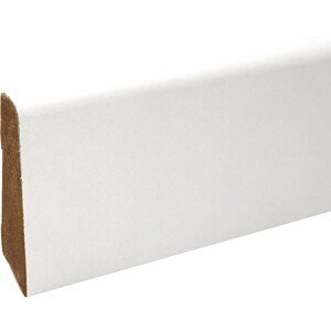 Soklová lišta Modern 60 biela, 58 x 16 x 2400 mm
