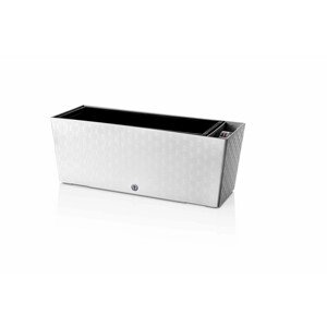 FlowerLover Samozavlažovací kvetináč Supreme 50 ľadovo biely 49,5 x 19 x 19 cm