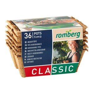 Pestovateľské kvetináče Natur, 36 ks, 5 x 5 cm